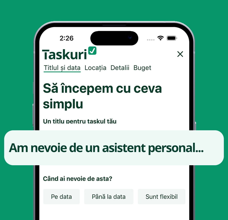 Postează o sarcină pe Taskuri.ro